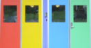 Image of Rainbow Doors